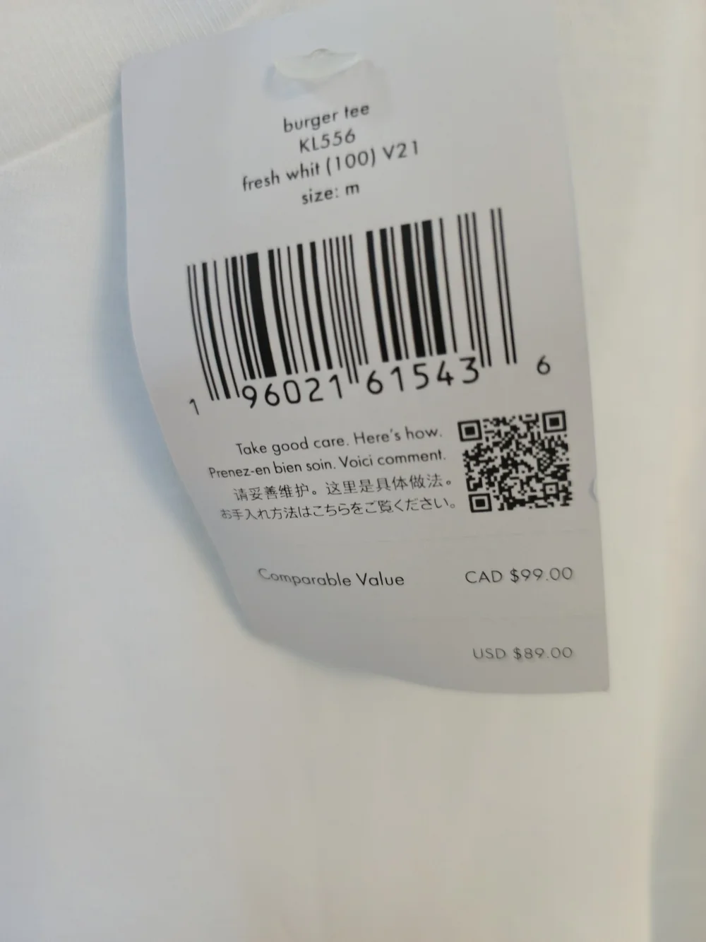 kate spade Burger 100% Cotton Tee NWT Size M